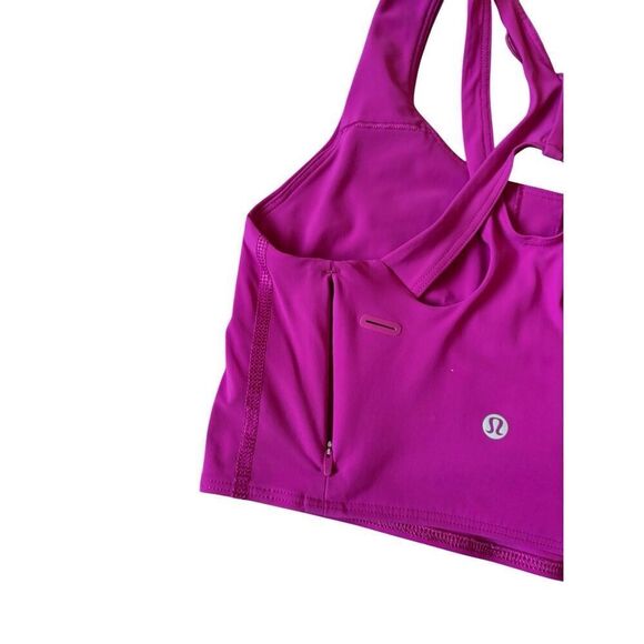 Lululemon Stash It Bra Medium Support size 4 B C Cup Pink - Picture 7 of 7